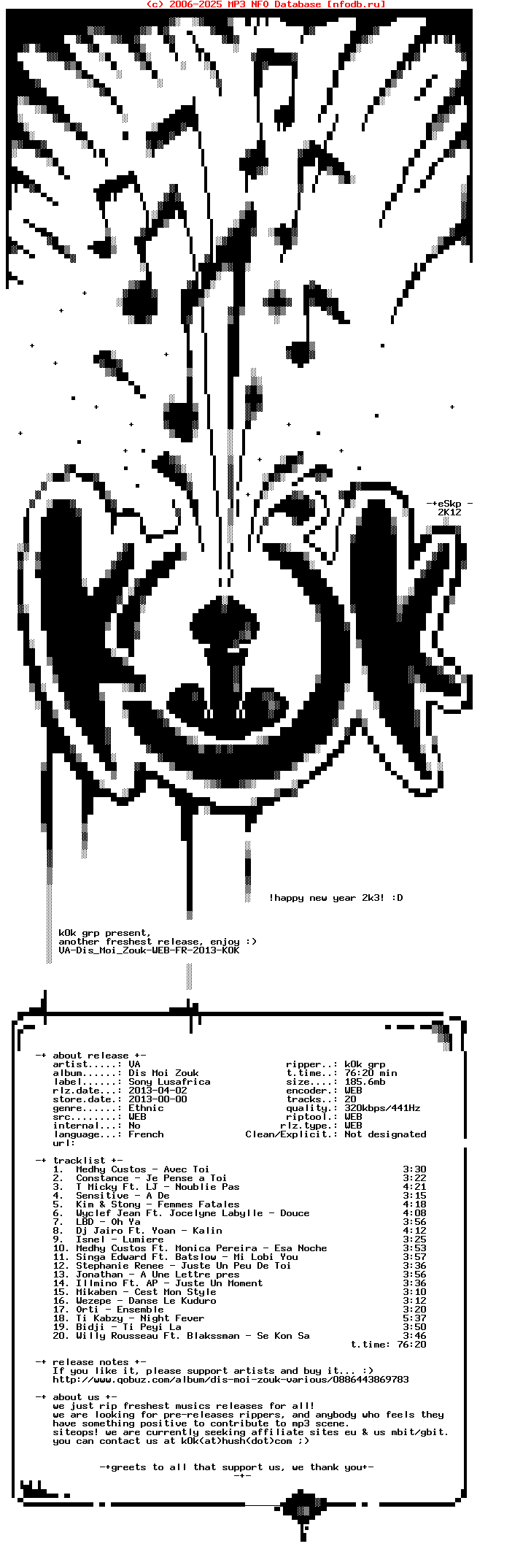 VA-Dis_Moi_Zouk-WEB-FR-2013-K0K
