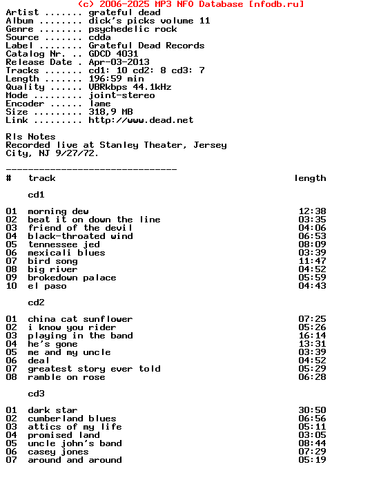 Grateful_Dead_-_Dicks_Picks_Volume_11-3CD-1998