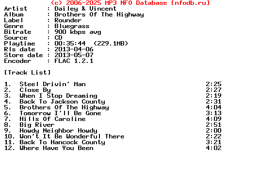 Dailey_And_Vincent-Brothers_Of_The_Highway-Advance-CD-FLAC-2013