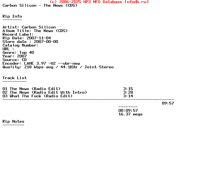 Carbon_Silicon-The_News_(CDS)-2007