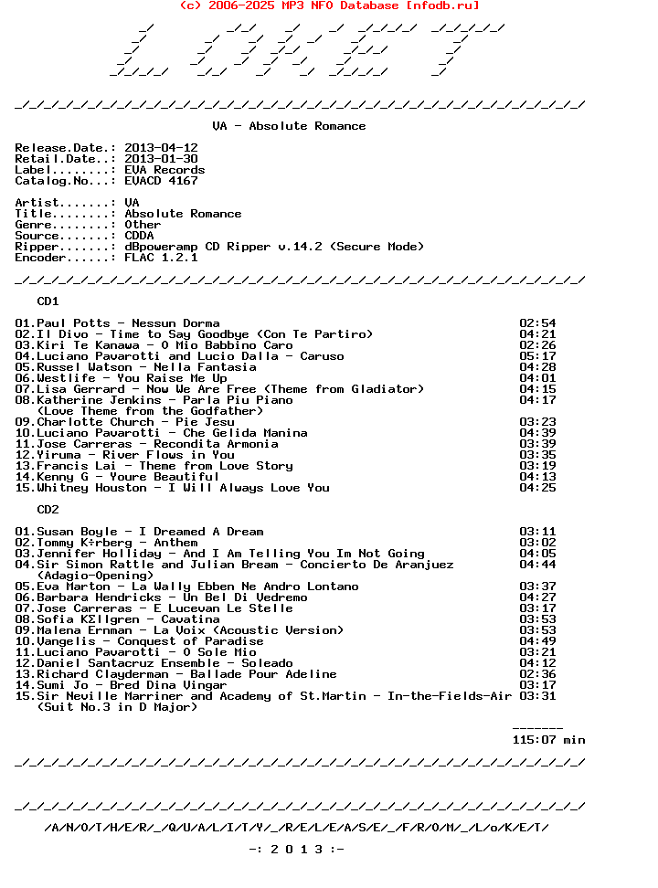 VA-Absolute_Romance-2CD-FLAC-2013