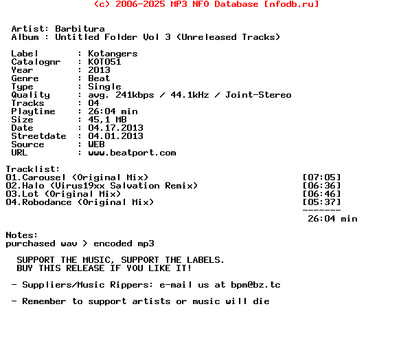 Barbitura-Untitled_Folder_Vol_3_(UNRELEASED_TRACKS)-Kot051-WEB-2013