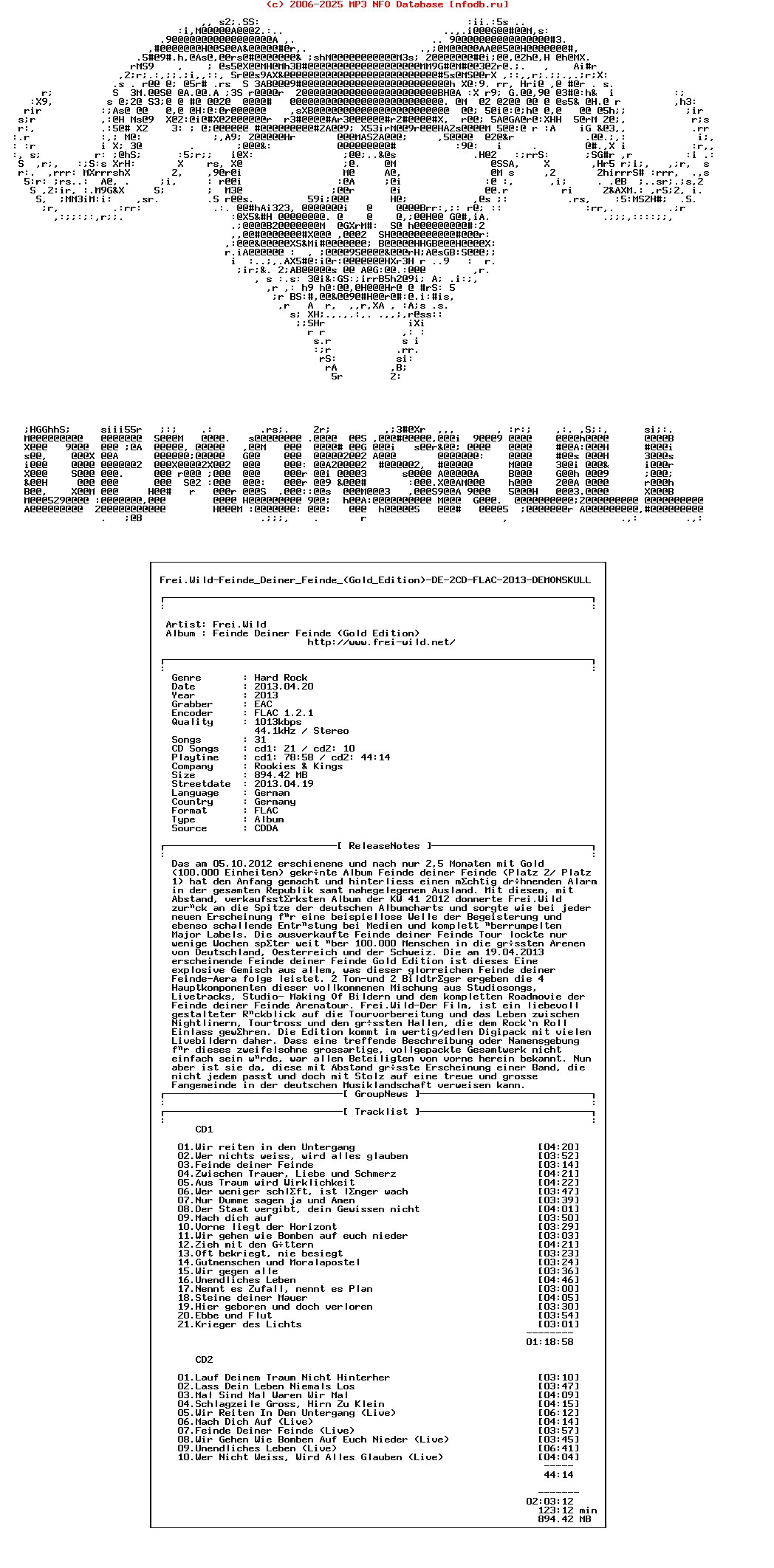 Frei.Wild-Feinde_Deiner_Feinde_(GOLD_EDITION)-DE-2CD-FLAC-2013-Demonskull