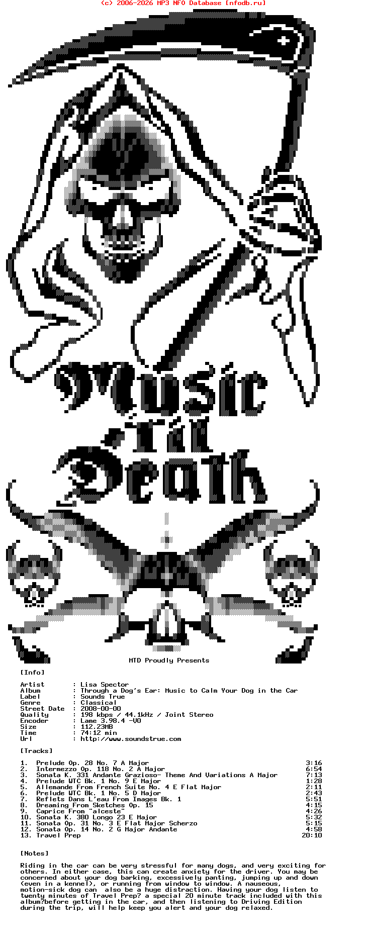 Lisa_Spector-Through_A_Dogs_Ear_Music_To_Calm_Your_Dog_In_The_Car-2008