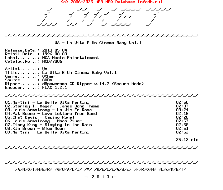 VA-La_Vita_E_Un_Cinema_Baby_Vol.1-CD-FLAC-1996