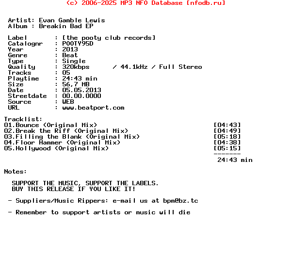 Evan_Gamble_Lewis-Breakin_Bad_Ep-Pooty95D-WEB-2013