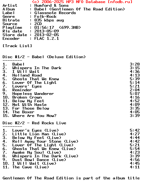 Mumford_And_Sons-Babel_Gentlemen_Of_The_Road_Edition-2CD-FLAC-2012