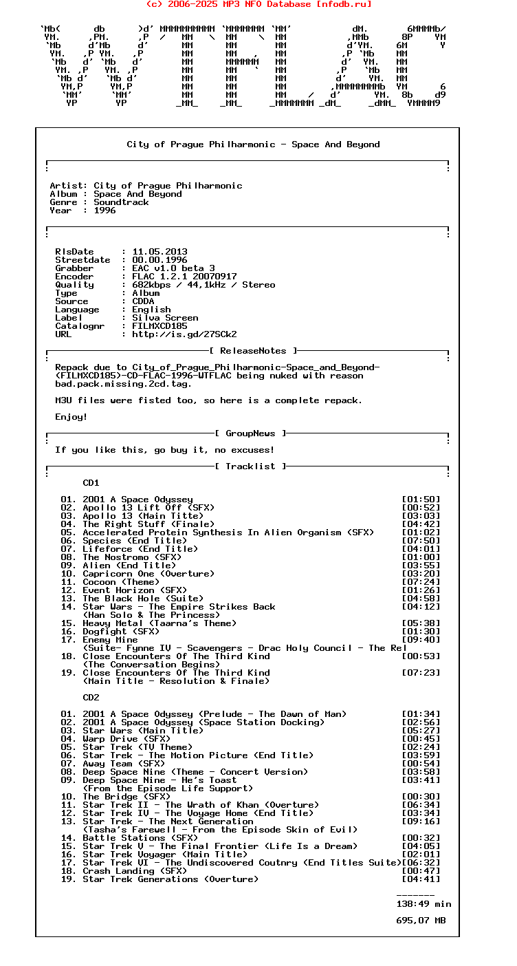 City_Of_Prague_Philharmonic-Space_And_Beyond-(FILMXCD185)-2CD-REPACK-FLAC-1996