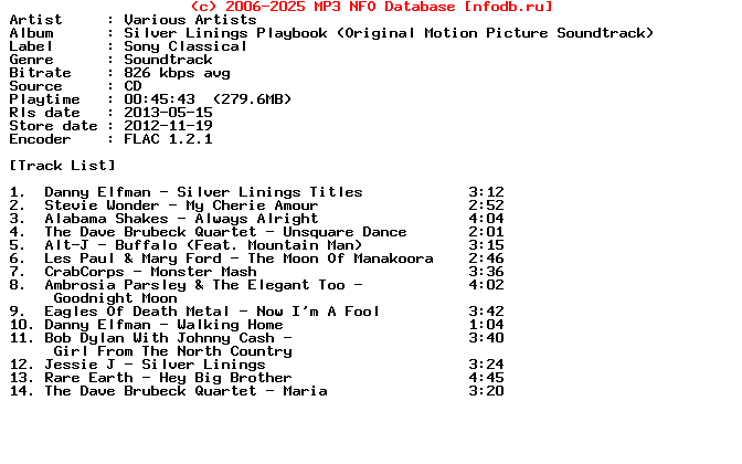 VA-Silver_Linings_Playbook-Ost-CD-FLAC-2012