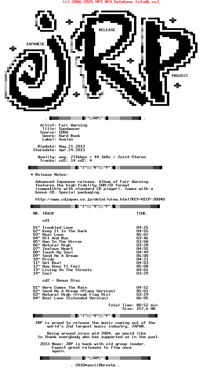 Fair_Warning-Sundancer-2CD-Limited_Edition-2013-JRP