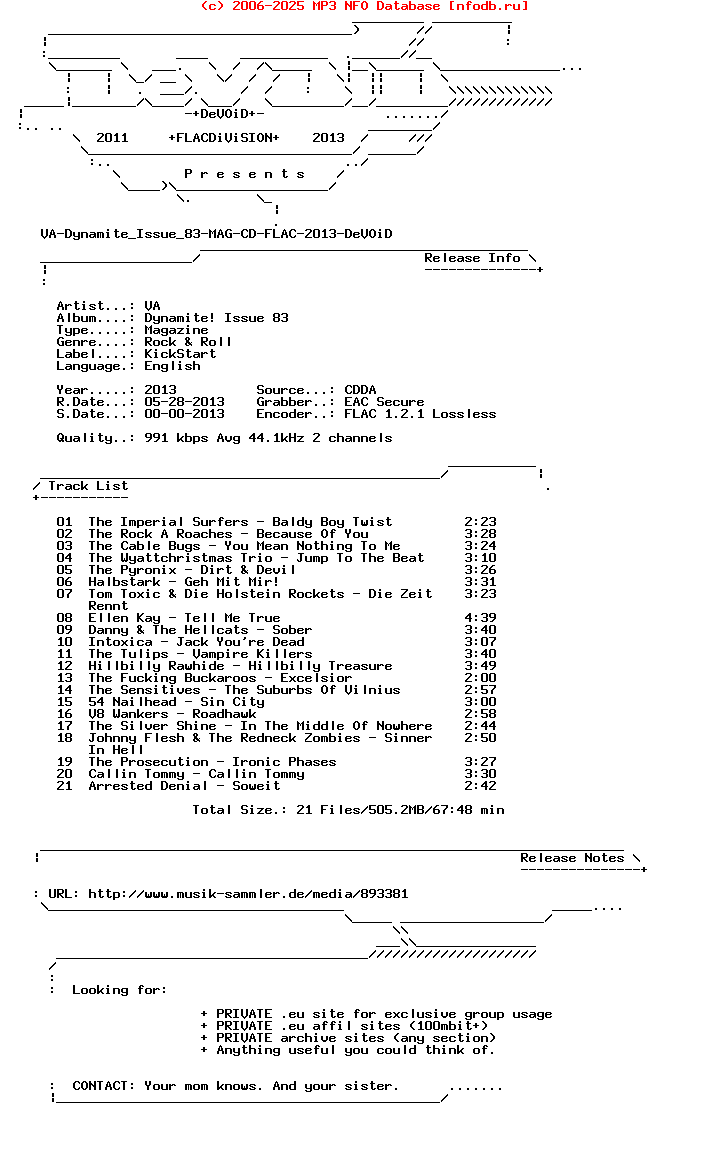 VA-Dynamite_Issue_83-MAG-CD-FLAC-2013