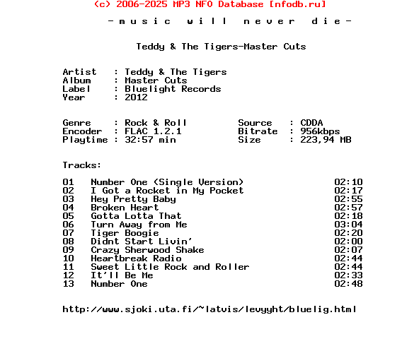 Teddy_And_The_Tigers-Master_Cuts-CD-FLAC-2012