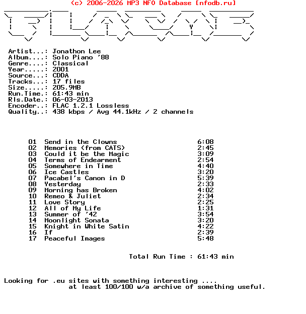 Jonathon_Lee-Solo_Piano_88-CD-FLAC-2001