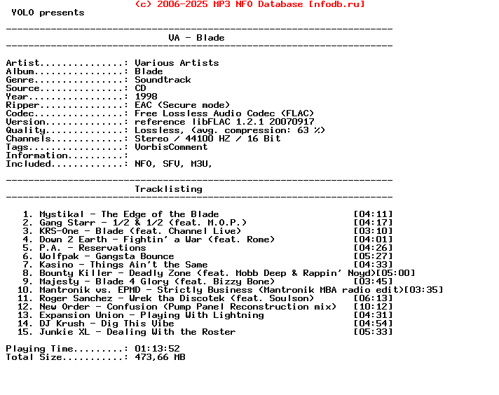 VA-Blade-Blade-Ost-CD-FLAC-1998-Yolo