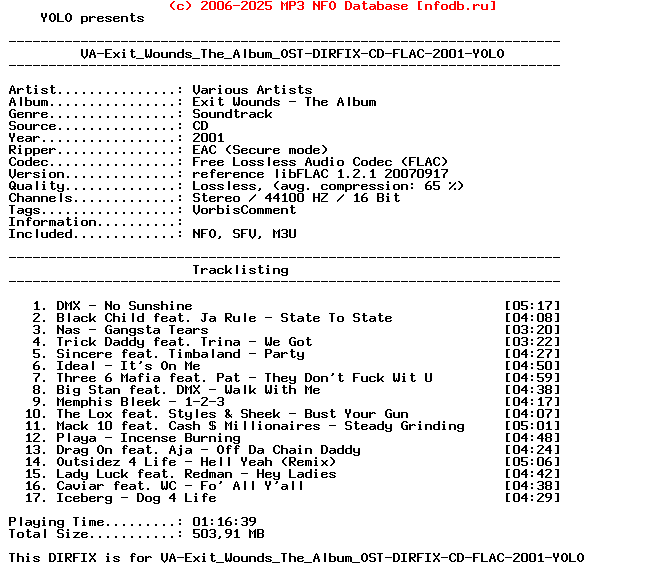 VA-Exit_Wounds_The_Album_Ost-Dirfix-CD-FLAC-2001-Yolo