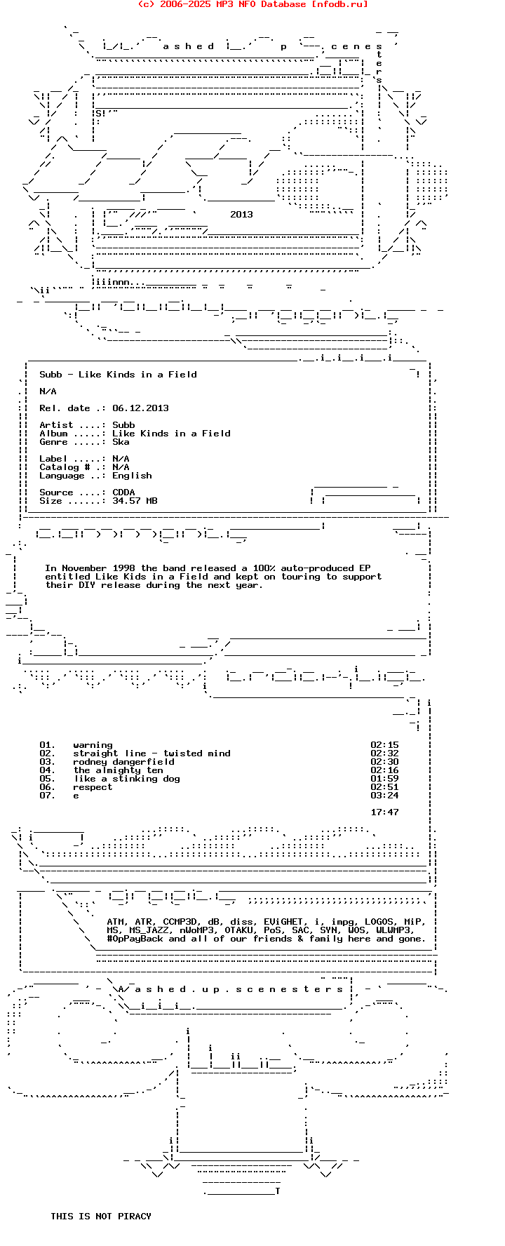 Subb--Like_Kinds_In_A_Field-1998-WUS