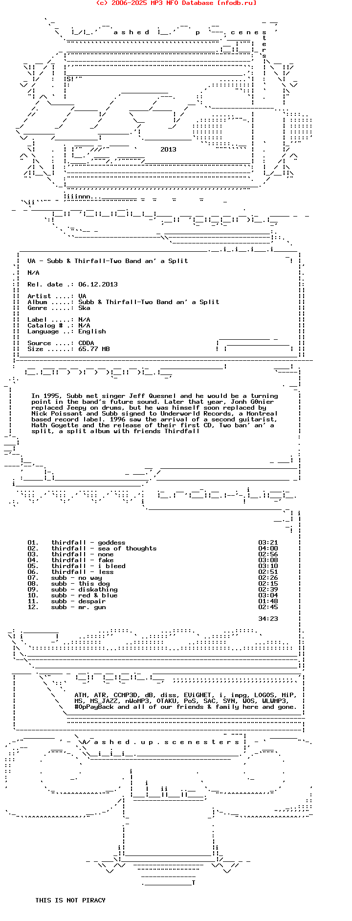 VA-Subb_And_Thirfall--Two_Band_An_A_Split-1996-WUS