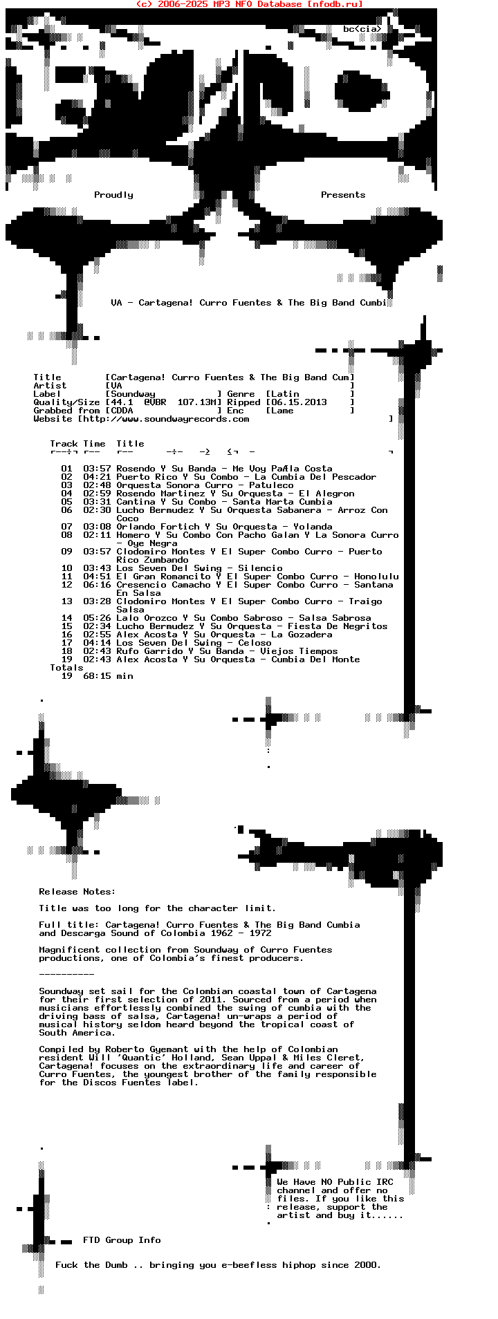 VA-Cartagena_Curro_Fuentes_And_The_Big_Band_Cumbia_And_Descarga_Sound_Of_Colombia_1962-1972-2011-FTD