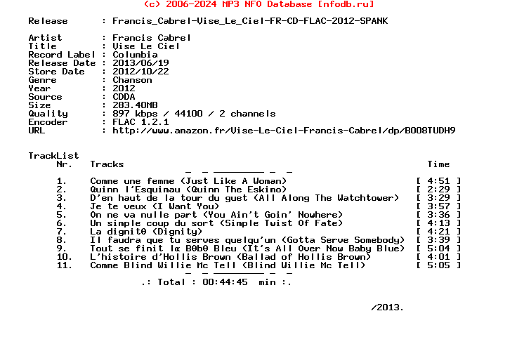 Francis_Cabrel-Vise_Le_Ciel-FR-CD-FLAC-2012
