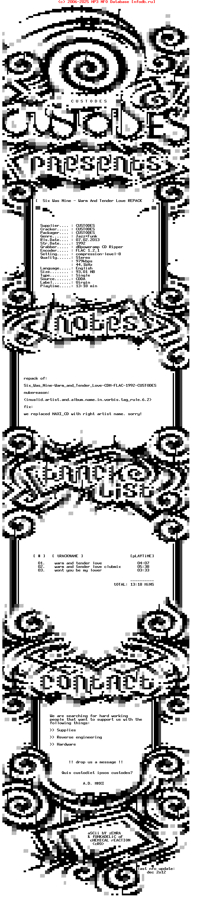 Six_Was_Nine-Warm_And_Tender_Love-REPACK-CDM-FLAC-1992-CUSTODES