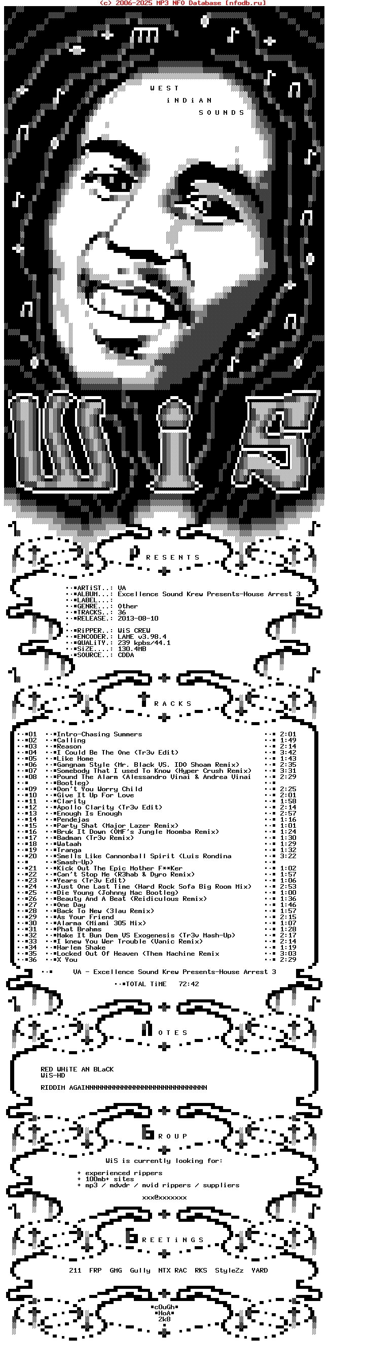 VA-Excellence_Sound_Krew_Presents-House_Arrest_3-Bootleg-2013
