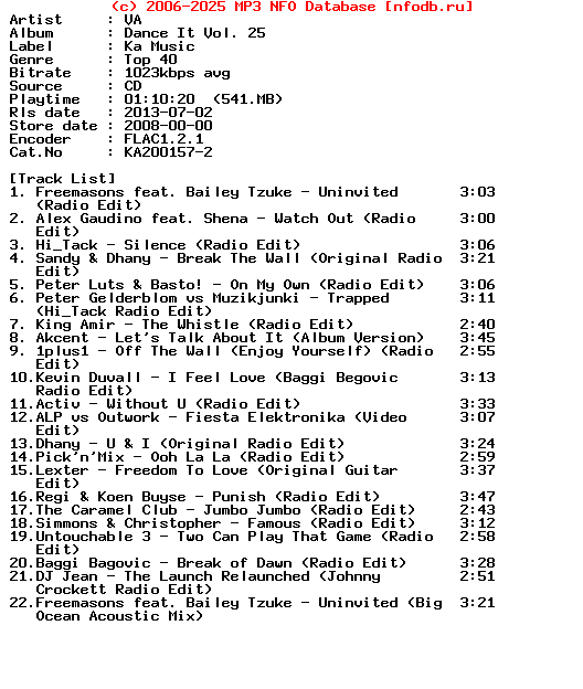 VA-Dance_It_Vol._25-CD-2008