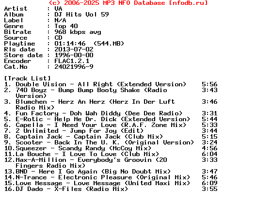 VA-Dj_Hits_Vol_59-Bootleg-CD-1996