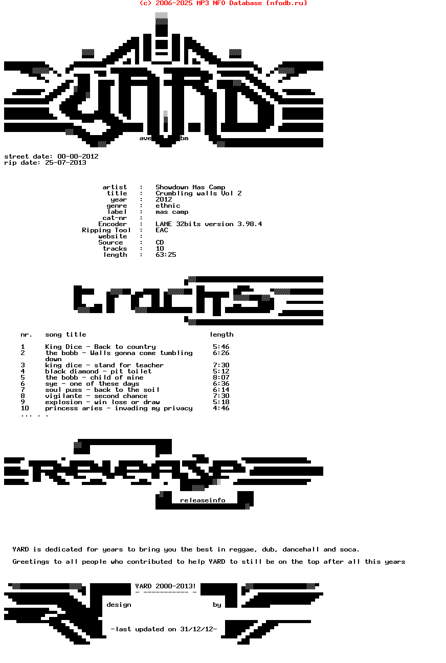 VA-Showdown_Mas_Camp-Crumbling_Walls_Vol_2-CD-2012-YARD