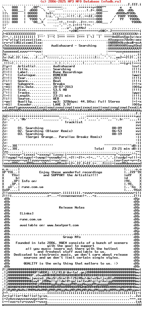Audiohazard_-_Searching-(RUNE038)-WEB-2013-HQEM