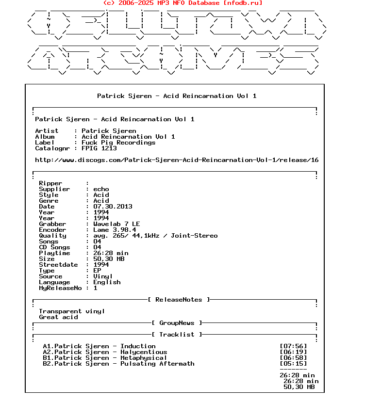 Patrick_Sjeren_-_Acid_Reincarnation_Vol_1-(FPIG_1213)-Vinyl-1994-Hta