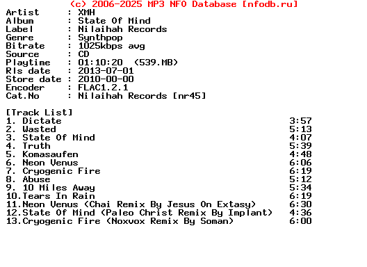 Xmh-State_Of_Mind-CD-2010
