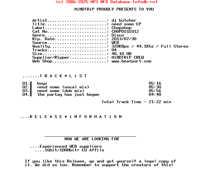 Dj_Butcher-Need_Some_Ep_(CHOPDIGI012)-2012