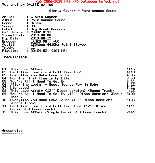 Gloria_Gaynor-Park_Avenue_Sound-Remastered-CD-2013