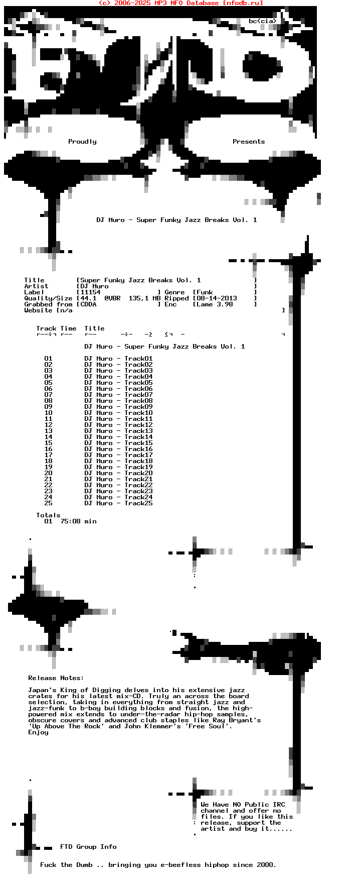 Dj_Muro-Super_Funky_Jazz_Breaks_Vol._1-Bootleg-2011-FTD