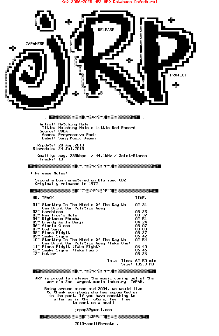 Matching_Mole-Matching_Moles_Little_Red_Record-Remastered_Cd-2013-JRP