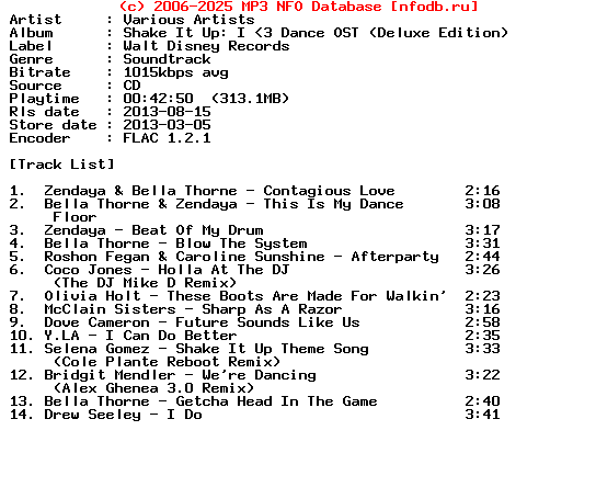 VA-Shake_It_Up_I_Love_Dance-Ost_Limited_Deluxe_Edition-CD-FLAC-2013