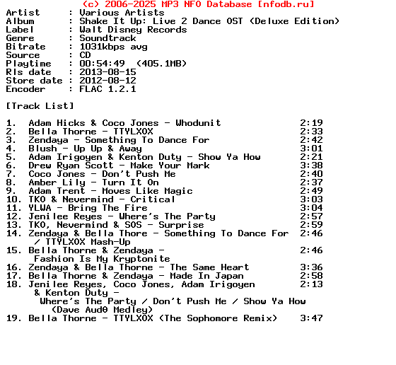 VA-Shake_It_Up_Live_2_Dance-Ost_Limited_Deluxe_Edition-CD-FLAC-2012