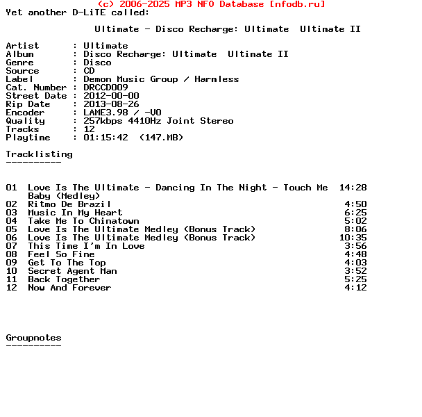 Ultimate-Disco_Recharge_Ultimate__Ultimate_Ii-CD-2012