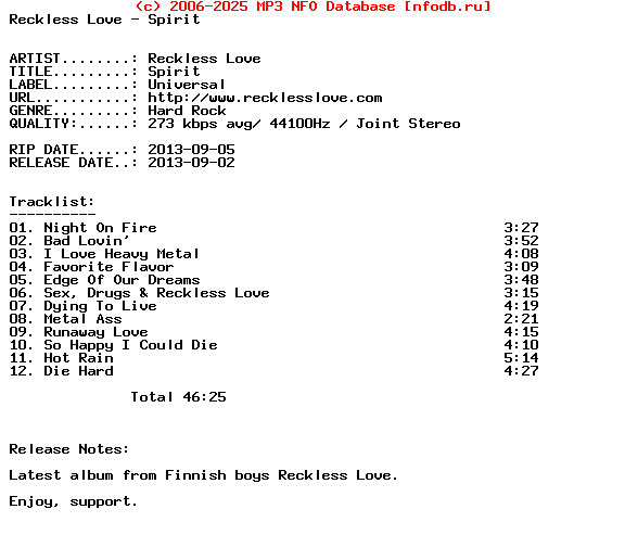 Reckless_Love-Spirit-2013