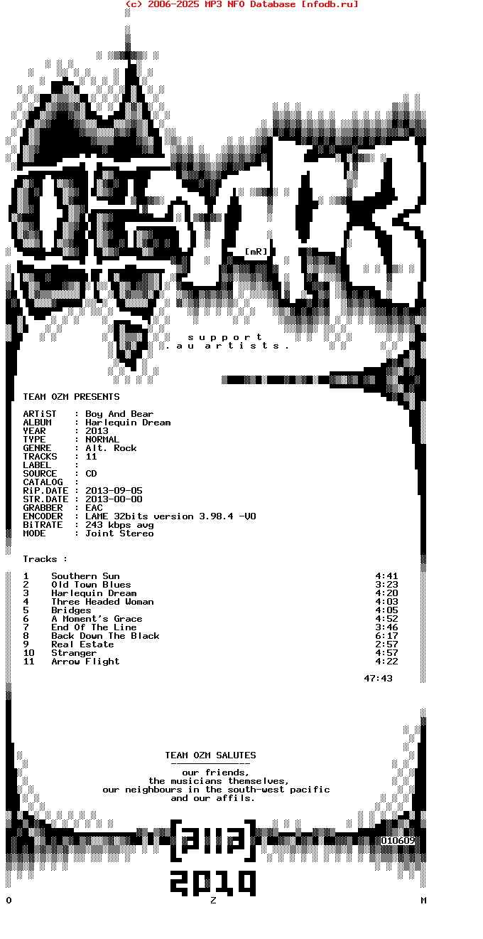 Boy_And_Bear-Harlequin_Dream-2013-OZM