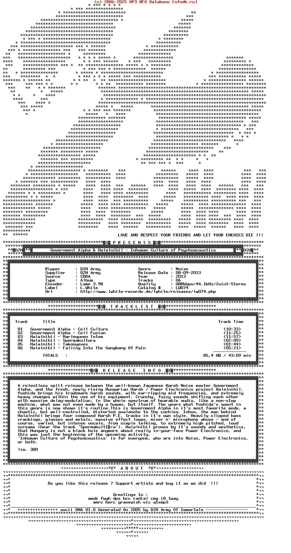Government_Alpha_And_Halalnihil-Inhuman_Culture_Of_Psychoacoustics-Limited_Edition-2013