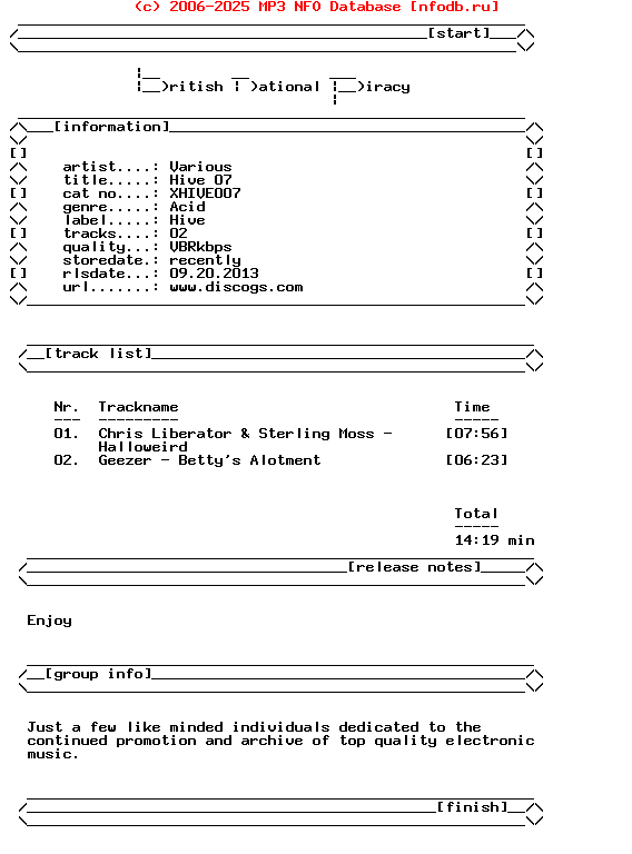VA-Xhive007-2013-Bnp