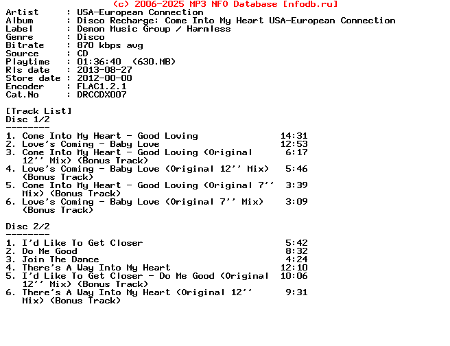 Usa-European_Connection-Disco_Recharge_Come_Into_My_Heart_Usa-European_Connection-Special_Edition-2CD-2012