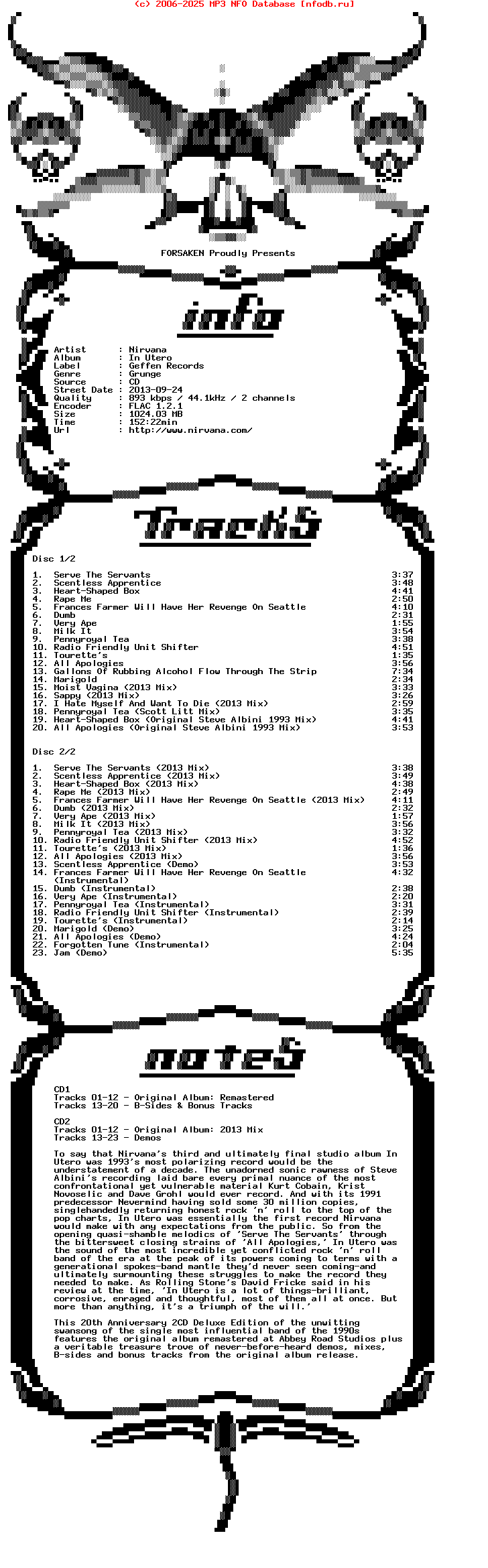 Nirvana-In_Utero-Deluxe_Edition-Remastered-2CD-FLAC-2013