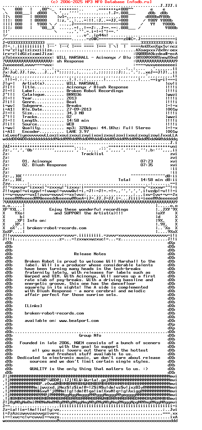 Will_Marshall_-_Acinonyx__Blush_Response-(BRR036)-WEB-2013-HQEM