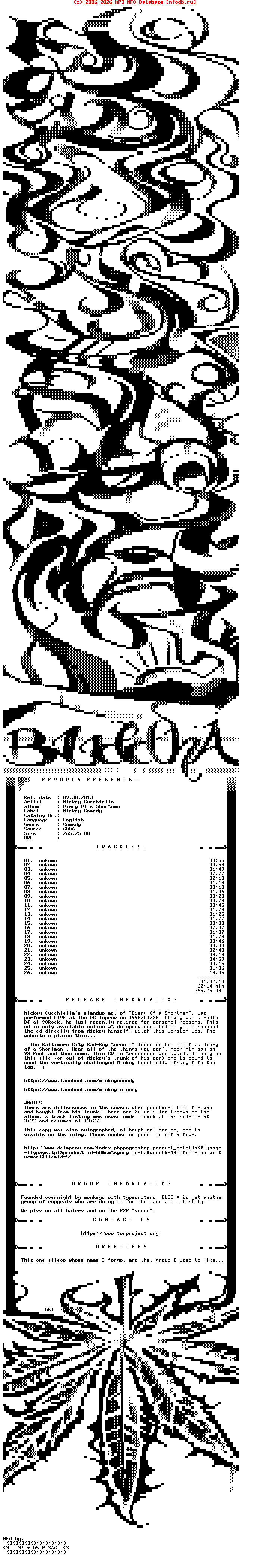 Mickey_Cucchiella-Diary_Of_A_Shortman-CD-FLAC-1998-Buddha