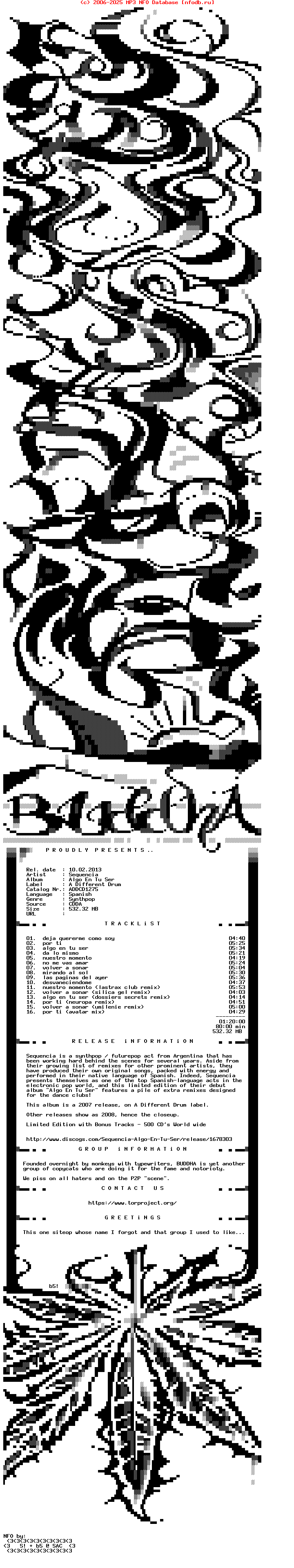 Sequencia-Algo_En_Tu_Ser-SP-Limited_Edition-CD-FLAC-2008-Buddha