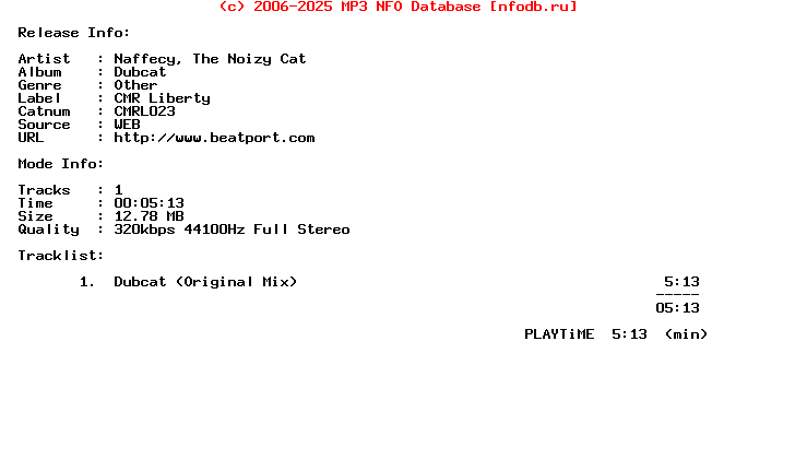 Naffecy_The_Noizy_Cat-Dubcat-(CMRL023)-WEB-2013