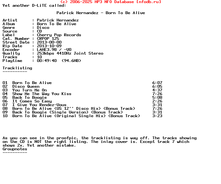 Patrick_Hernandez-Born_To_Be_Alive-Remastered-CD-2013