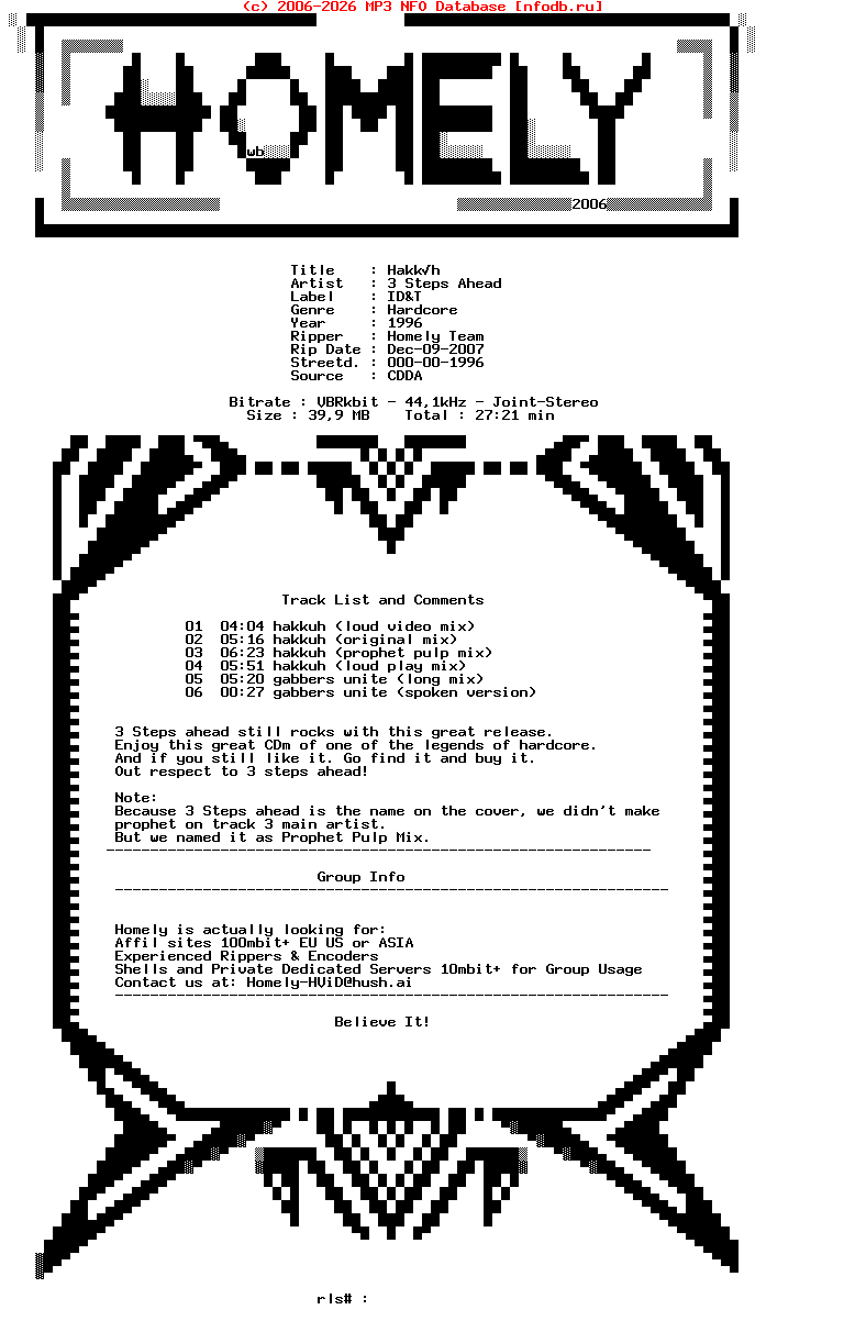 3_Steps_Ahead-Hakkuh-READ_NFO-(CDM)-1996-Homely